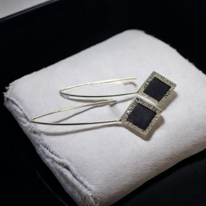 Pendientes NATURA Square / Silver