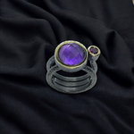 Cargar imagen en el visor de la galería, Anillo LLUMDOR AMATISTA / Black
